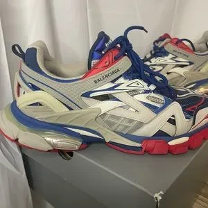 Balenciaga | Shoes | Balenciaga Tennis Track Shoes Red Grey  display picture 1